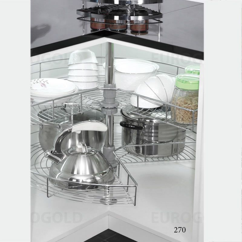 Mâm xoay inox nan tròn Eurogold TR270A/E 3 Mâm xoay inox nan tròn Eurogold TR270A/E