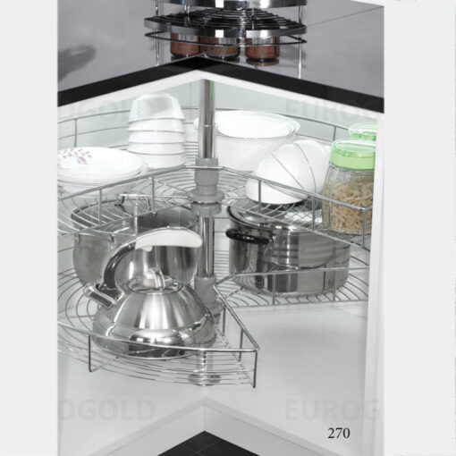 Mâm xoay inox nan tròn Eurogold TR270A/E 4 mâm xoay inox nan tròn Eurogold TR270A/E
