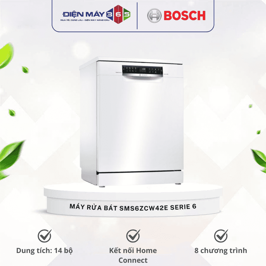 Máy rửa bát độc lập Bosch SMS6ZCW42E Serie 6 3 Máy rửa bát độc lập Bosch SMS6ZCW42E Serie 6
