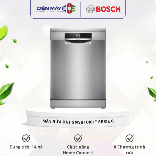 Máy rửa bát độc lập Bosch SMS8TCI01E serie 8