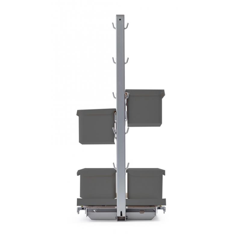 Phụ kiện tủ bếp Hafele 545.11.373, bộ rổ JUNIOR III, 400mm, màu ANTHRACITE 4 Phụ kiện tủ bếp Hafele 545.11.373, bộ rổ JUNIOR III, 400mm, màu ANTHRACITE