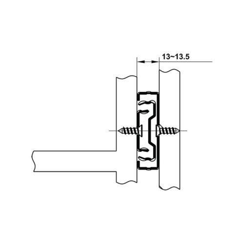 Ray bi giảm chấn 300mm Hafele 494.02.061 10 Ray bi giảm chấn 300mm Hafele 494.02.061