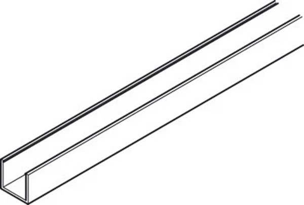 Ray dẫn hướng dưới 2000mm Hafele 943.33.720 4 Ray dẫn hướng dưới 2000mm Hafele 943.33.720