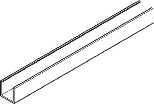 Ray dẫn hướng dưới 6000mm Hafele 943.33.760 4 Ray dẫn hướng dưới 6000mm Hafele 943.33.760