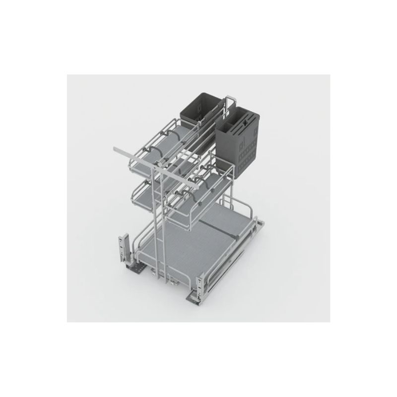 Bộ rổ gia vị dao thớt Hafele Omero 595.00.806 450mm 4 Bộ rổ gia vị dao thớt Hafele Omero 595.00.806 450mm