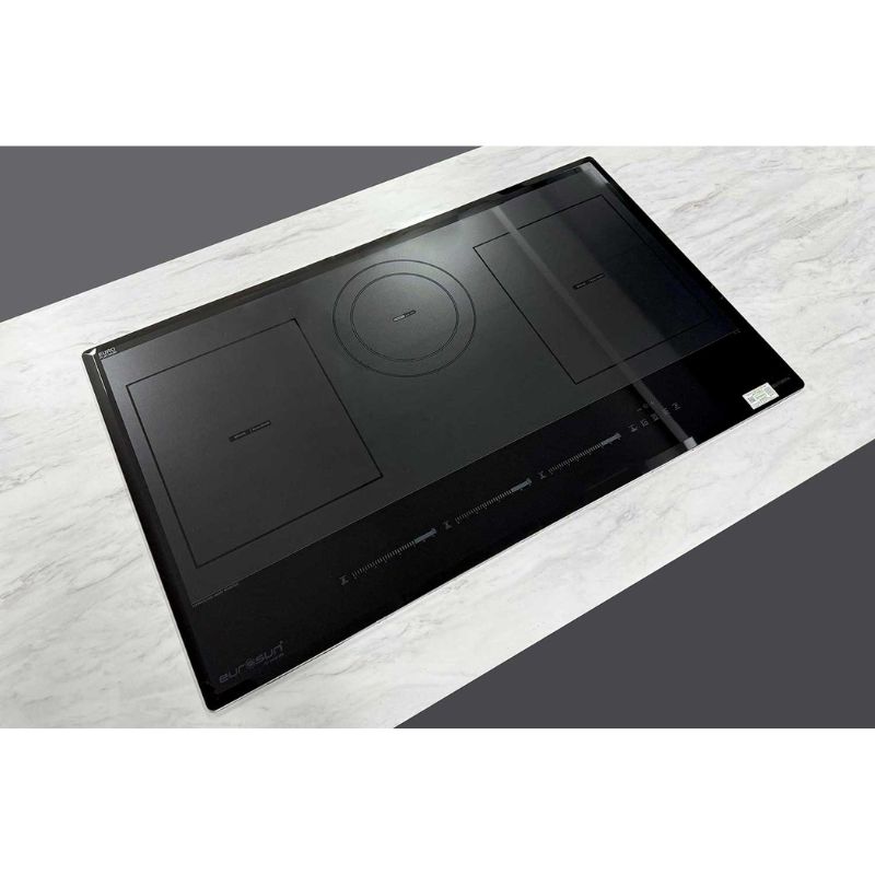 Bếp từ đôi Eurosun EU-T396Pro lắp âm 4 Bếp từ Eurosun EU-T396PRO lắp đặt âm bàn
