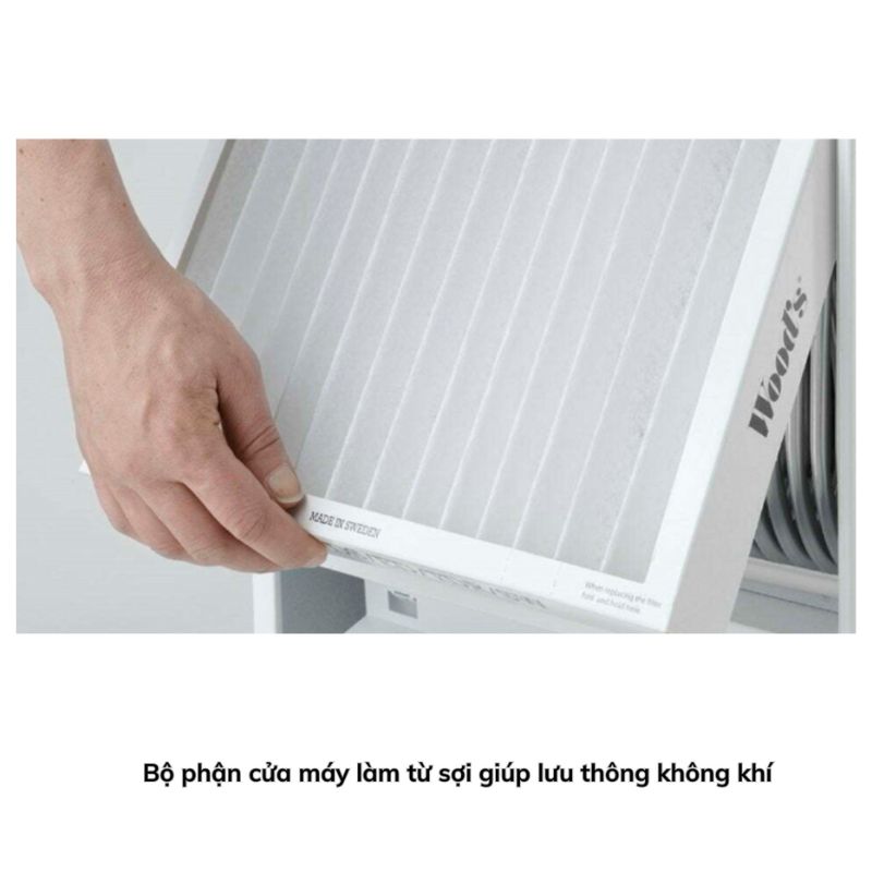 Máy hút ẩm Wood’s SW22FW 6 Cấu tạo máy hút ẩm Wood’s SW22FW