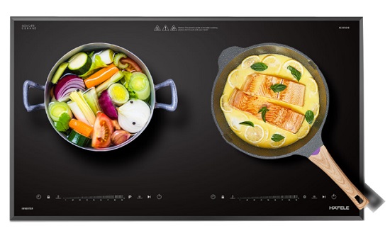 Bếp từ kết hợp hồng ngoại 2 vùng nấu Hafele HC-H7321B 536.61.856 8 Bếp từ kết hợp hồng ngoại 2 vùng nấu Hafele HC-H7321B 536.61.856