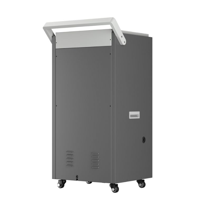 Máy hút ẩm công nghiệp Kosmen KM-150S 6 Hình ảnh mặt sau máy hút ẩm công nghiệp Kosmen KM-150S