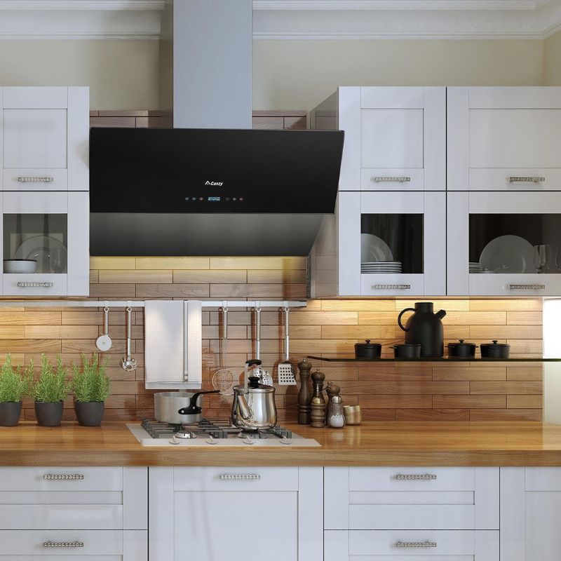 Máy hút mùi áp tường Canzy CZ 2890GH 5 Hình ảnh máy hút mùi áp tường Canzy CZ 2890GH