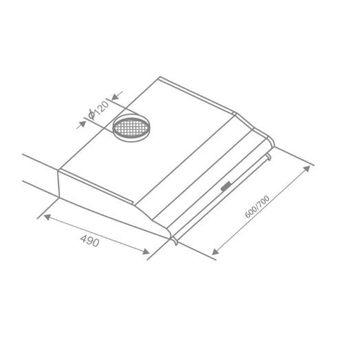 Máy hút mùi âm tủ CANZY CZ C506B 5 Kích thước máy hút mùi âm tủ CANZY CZ C506B