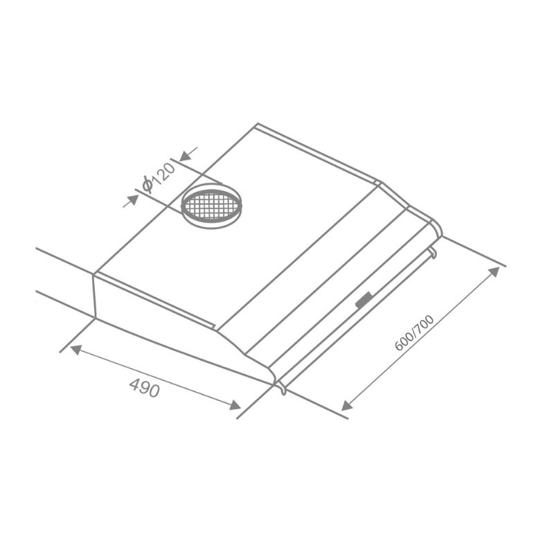 Kích thước máy hút mùi âm tủ CANZY CZ C506B Kích thước máy hút mùi âm tủ CANZY CZ C506B