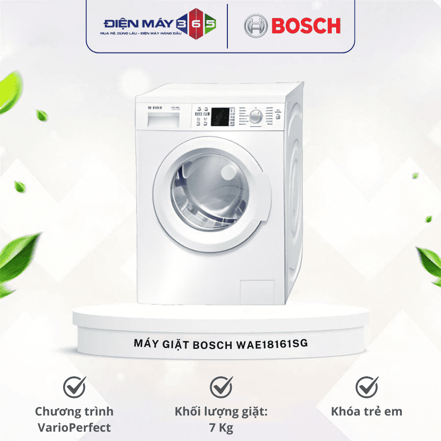 Máy giặt Bosch WAE18161SG 3 Máy giặt Bosch WAE18161SG
