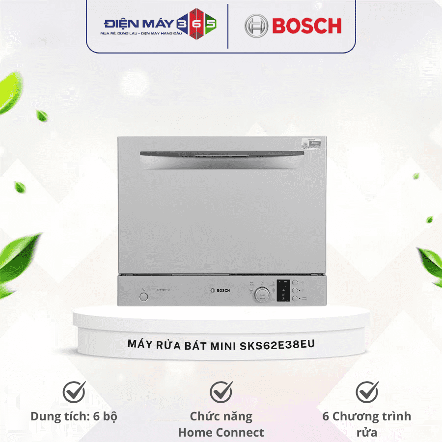 Máy rửa bát mini Bosch SKS62E38EU 3 Máy rửa bát mini Bosch SKS62E38EU