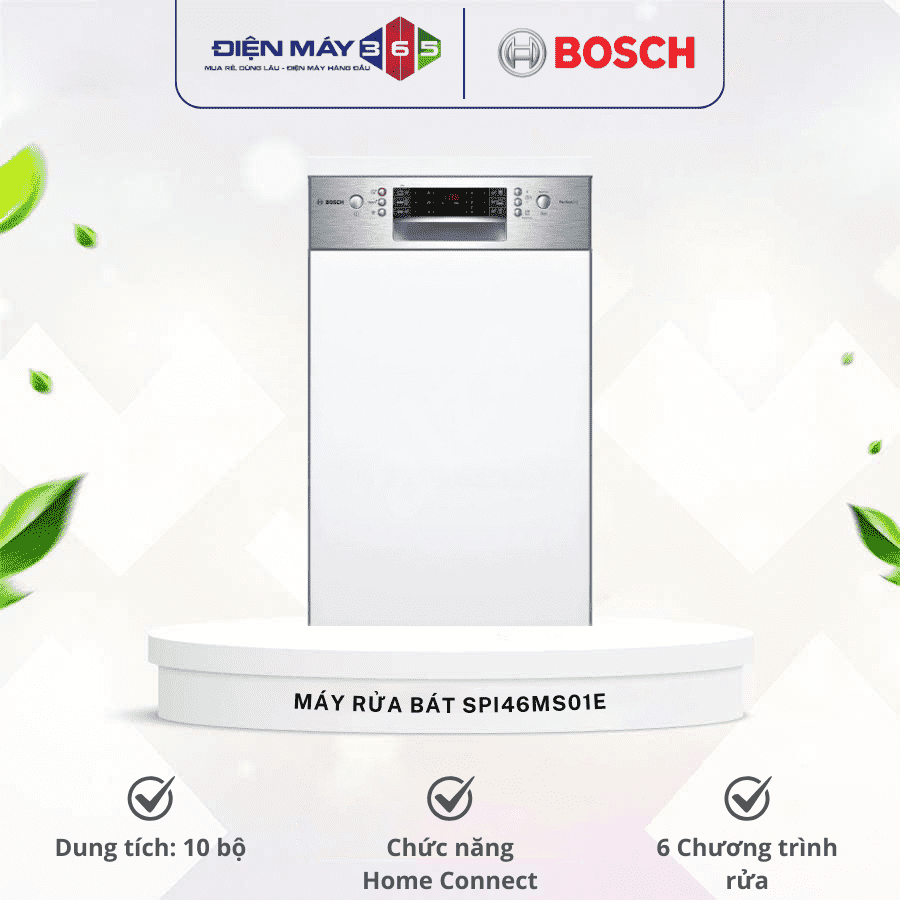 Máy rửa chén bát Bosch SPI46MS01E 3 Máy rửa chén bát Bosch SPI46MS01E
