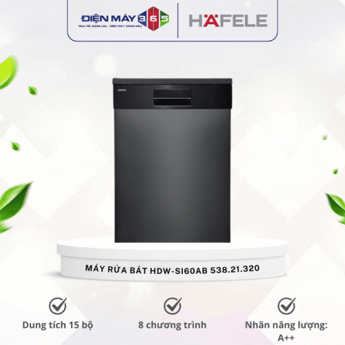 Máy rửa bát Hafele HDW-SI60AB 538.21.320