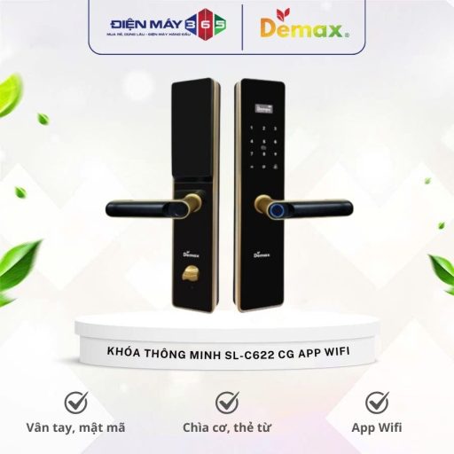 Khoa thong minh Demax SL C622 CG APP WIFI 1