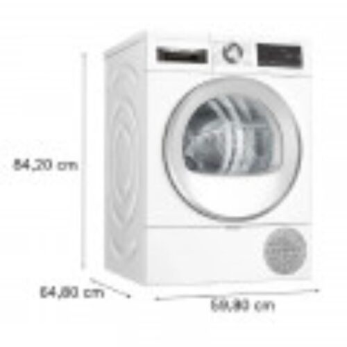 Máy sấy bơm nhiệt Bosch 8kg WQG233C90 Serie 6 7 Kích thước máy sấy bơm nhiệt Bosch 8kg WQG233C90 Serie 6