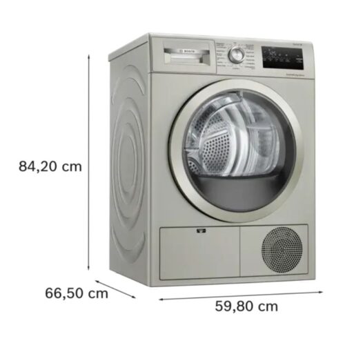 Máy sấy bơm nhiệt Bosch 8kg WTH85VX3 Serie 4 7 Kích thước máy sấy bơm nhiệt Bosch 8kg WTH85VX3 Serie 4