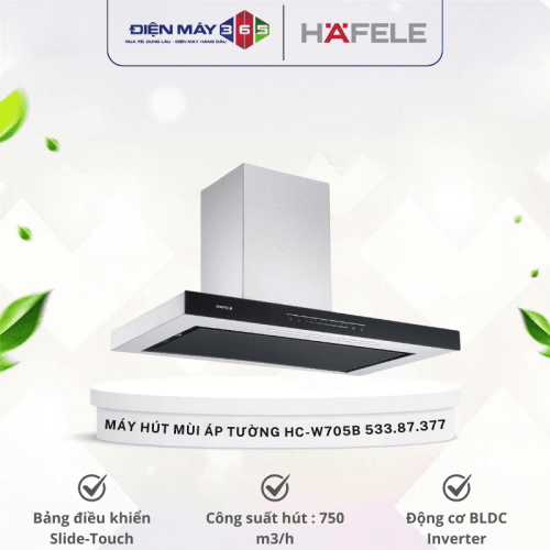Máy hút mùi áp tường Hafele HC-W705B 533.87.377