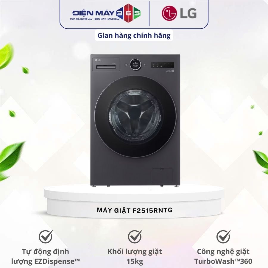 Máy giặt sấy LG Inverter giặt 15 kg - sấy 8 kg F2515RNTG 3 Máy giặt sấy LG Inverter giặt 15 kg - sấy 8 kg F2515RNTG