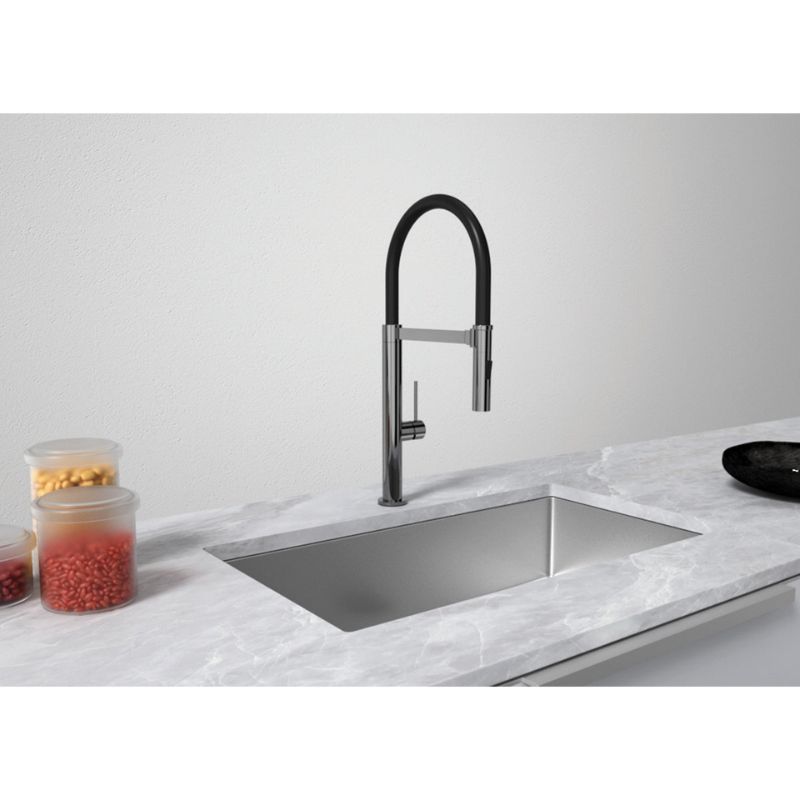 Vòi rửa bát Hafele HT24-SH1F527-TITAN 570.85.451 có dây rút 4 Hình ảnh vòi rửa bát Hafele HT24-SH1F527-TITAN 570.85.451 có dây rút