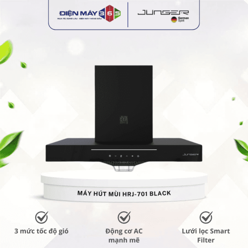 Máy hút mùi âm tủ Junger HRJ-701 Black