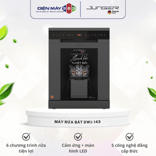 Máy rửa bát độc lập Junger Leopard DWJ-143 8 may rua bat dwj 143 optimized