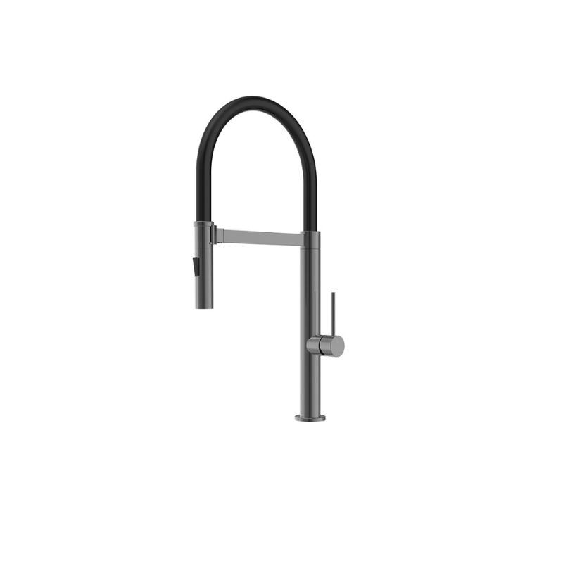 Vòi rửa bát Hafele HT24-SH1F527-TITAN 570.85.451 có dây rút 3 Vòi rửa bát Hafele HT24-SH1F527-TITAN 570.85.451 có dây rút