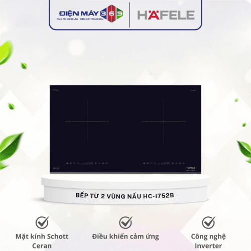 Bếp từ đôi Hafele HC-I7325B 533.09.979 lắp âm