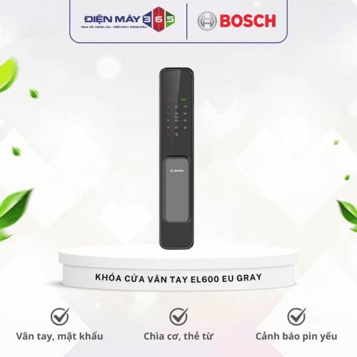 Khóa cửa vân tay Bosch EL600 EU Gray