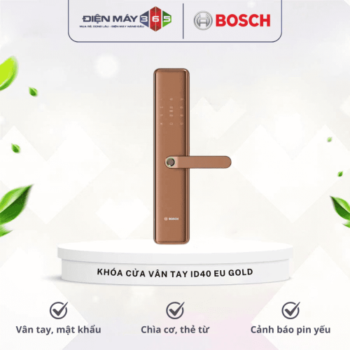 Khóa cửa vân tay Bosch ID40 EU Gold