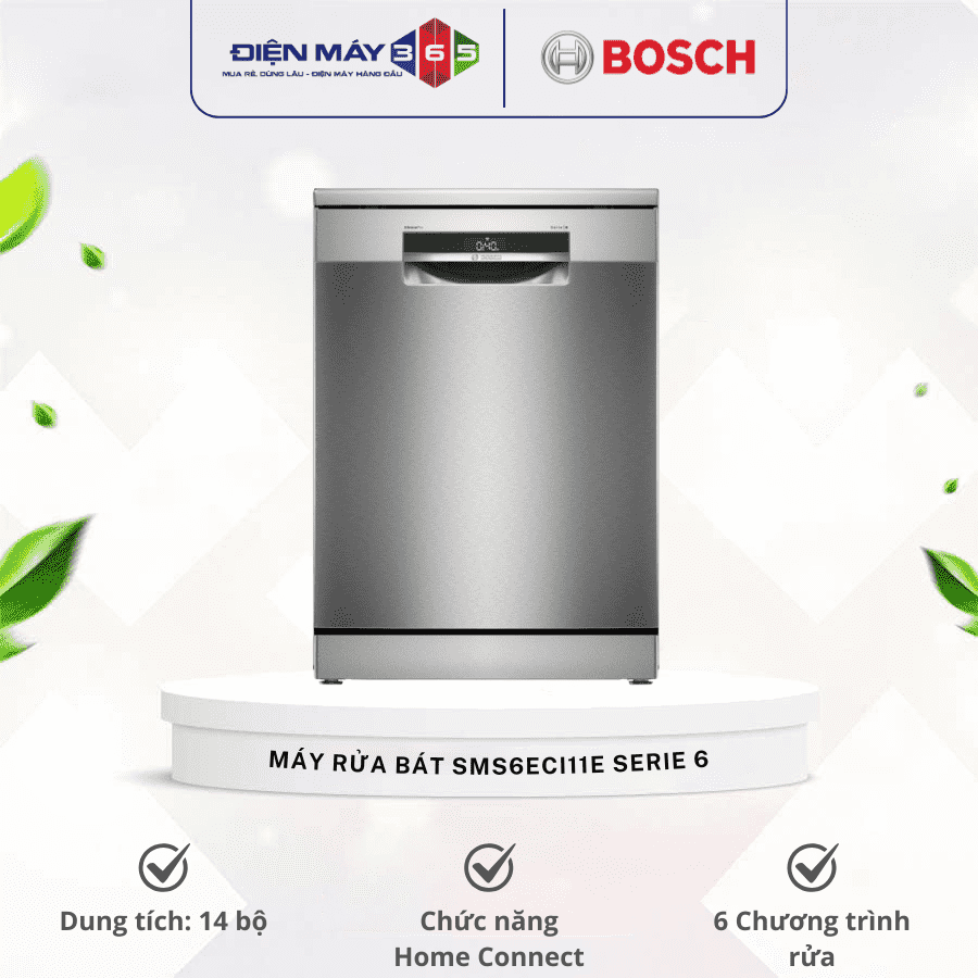 Máy rửa bát độc lập Bosch SMS6ECI11E Serie 6 3 Máy rửa bát độc lập Bosch SMS6ECI11E Serie 6
