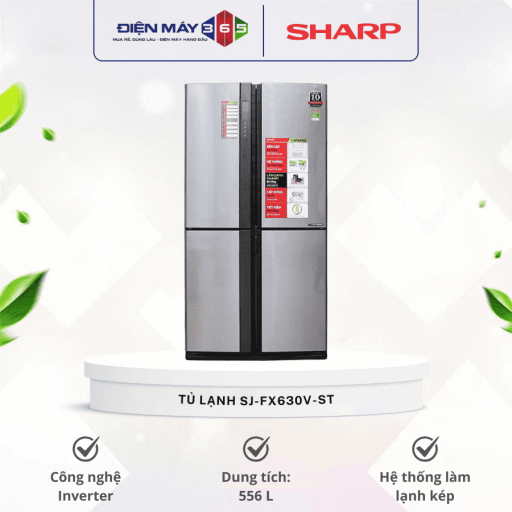tu lanh 4 canh 556 lit sharp sj fx630v st optimized