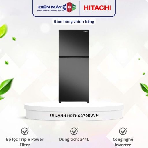 Tủ lạnh Hitachi Inverter 344 lít HRTN6379SUVN 8 HRTN6379SUVN