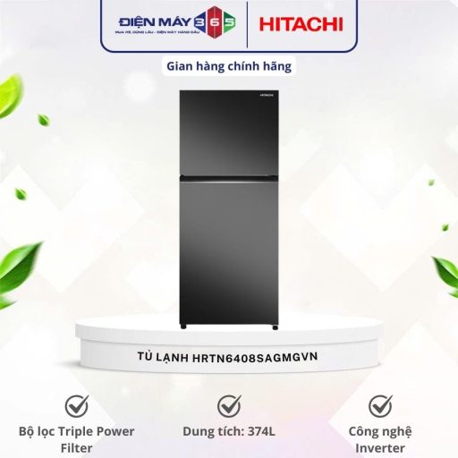Tủ lạnh Hitachi Inverter 374 lít HRTN6408SAGMGVN 6 HRTN6408SAGMGVN chua cap nhat thong so