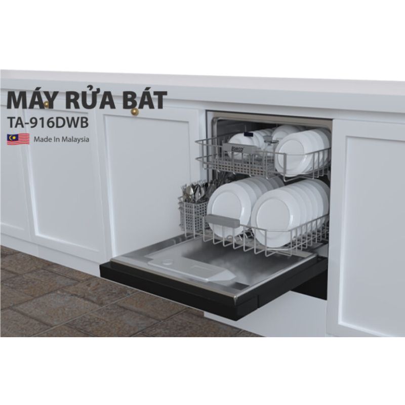 Máy rửa bát âm tủ Lorca TA 916DWB 3 Ảnh máy rửa bát âm tủ Lorca TA 916DWB