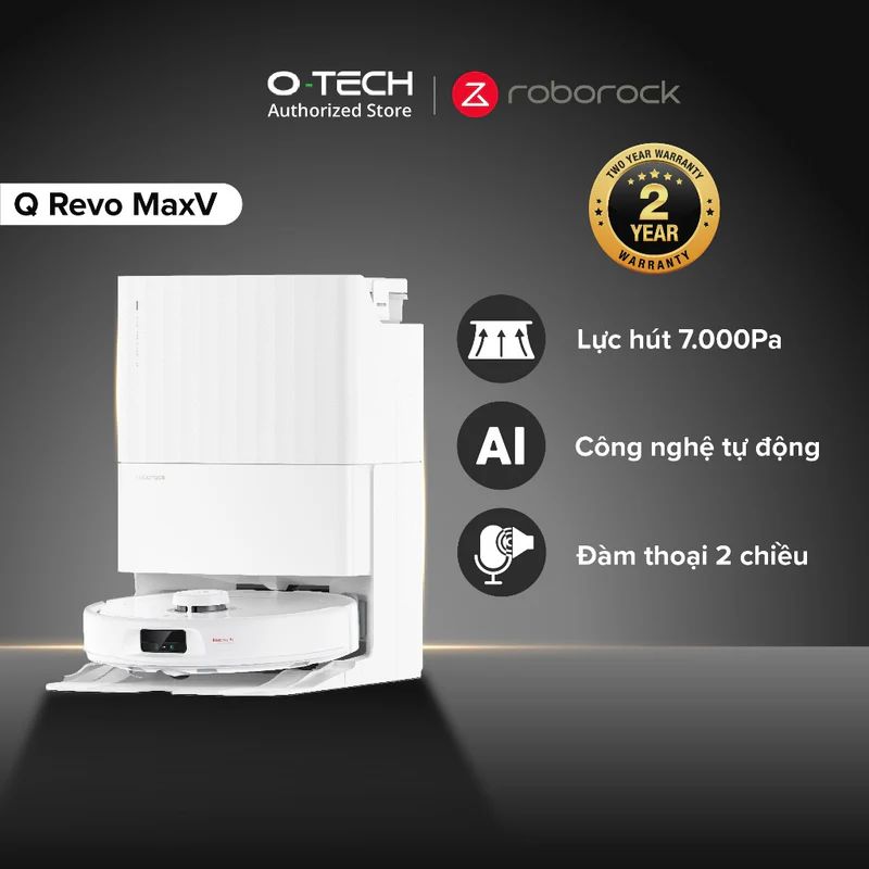 Robot hút bụi lau nhà Roborock Qrevo MaxV 4 Ảnh robot hút bụi lau nhà Roborock Qrevo MaxV