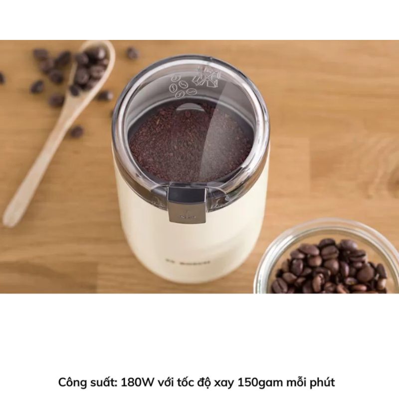 Máy xay cafe cầm tay Bosch TSM6A017C - Màu Kem 6 Ảnh thực tế máy xay cafe cầm tay Bosch TSM6A017C - Màu Kem