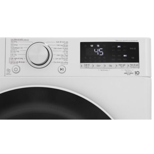 Máy giặt sấy LG giặt 11 kg – sấy 7 kg FV1411D4W 9 Bảng điều khiển máy giặt sấy LG giặt 11 kg – sấy 7 kg FV1411D4W