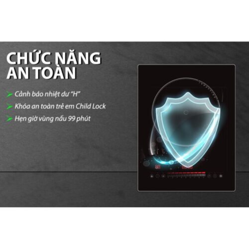 Bếp từ đơn Lorca TA 1018 PLus 9 Chức năng bếp từ đơn Lorca TA 1018 PLus