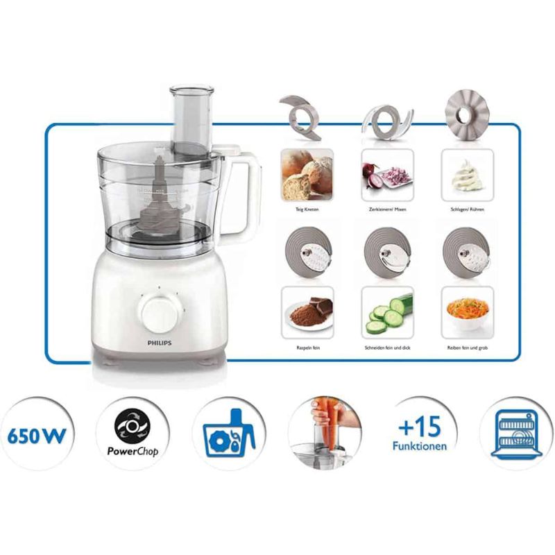 Máy xay đa năng Philips HR7627 7 Chức năng máy xay đa năng Philips HR7627