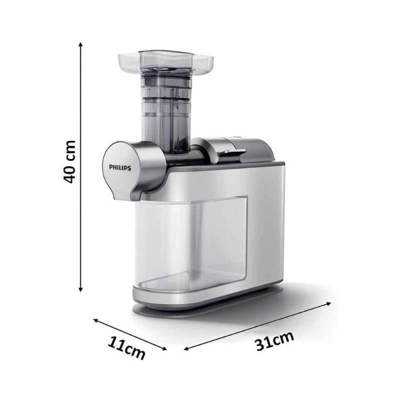 Máy ép chậm Philips HR1945/80 5 Kích thước máy ép chậm Philips HR1945/80