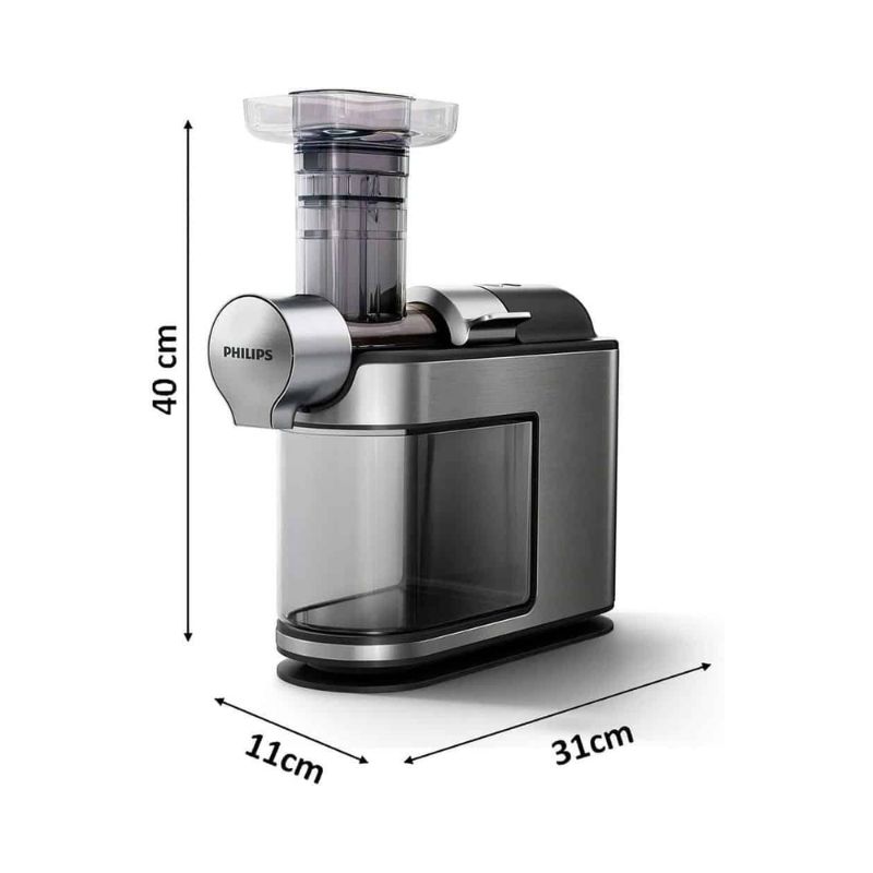 Máy ép chậm Philips HR1949/20 5 Kích thước máy ép chậm Philips HR1949/20