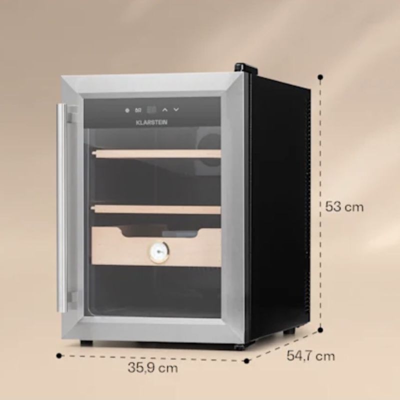 Tủ bảo quản Cigar Klarstein El Presidente 37L 10036100 4 Kích thước tủ bảo quản Cigar Klarstein El Presidente 37L 10036100