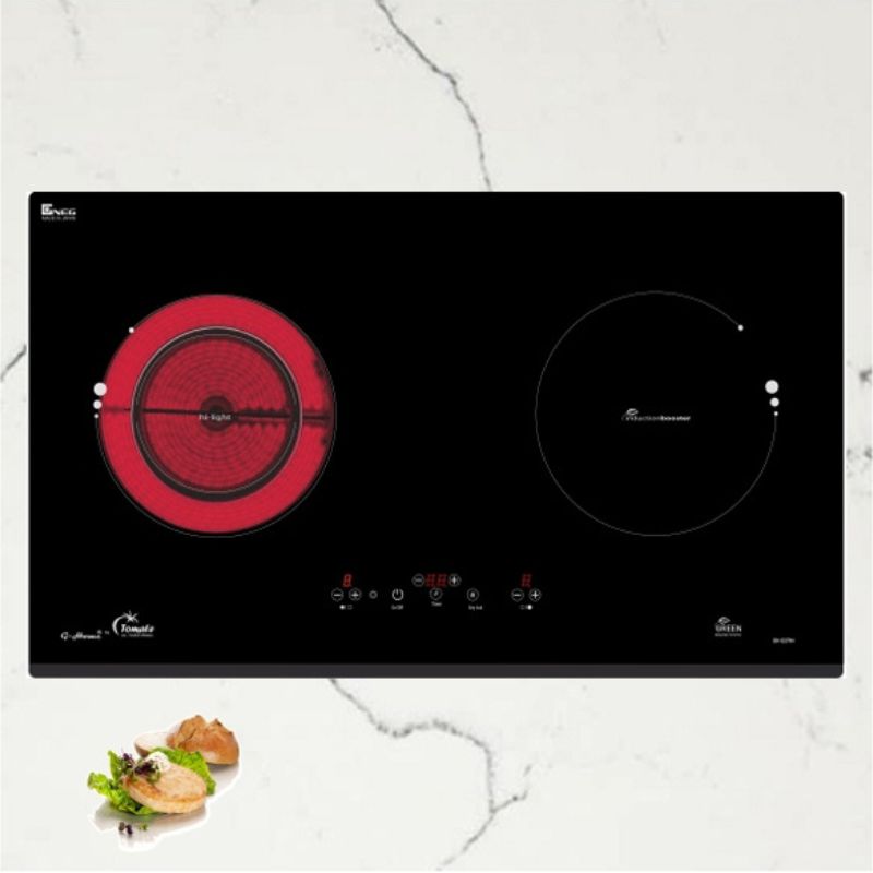 Bếp từ kết hợp hồng ngoại Tomate GH 027IH 4 Ảnh bếp từ kết hợp hồng ngoại Tomate GH 027IH