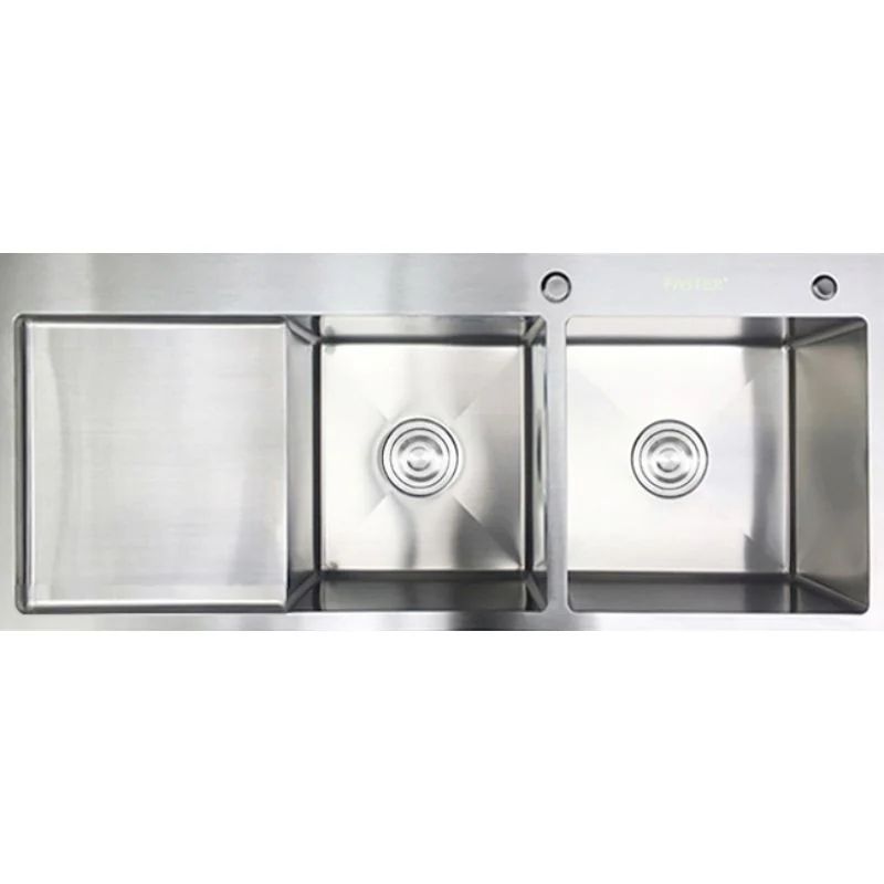 Chậu rửa bát inox 2 hố Faster FS 11046HLS 3 Chậu rửa bát inox 2 hố Faster FS 11046HLS