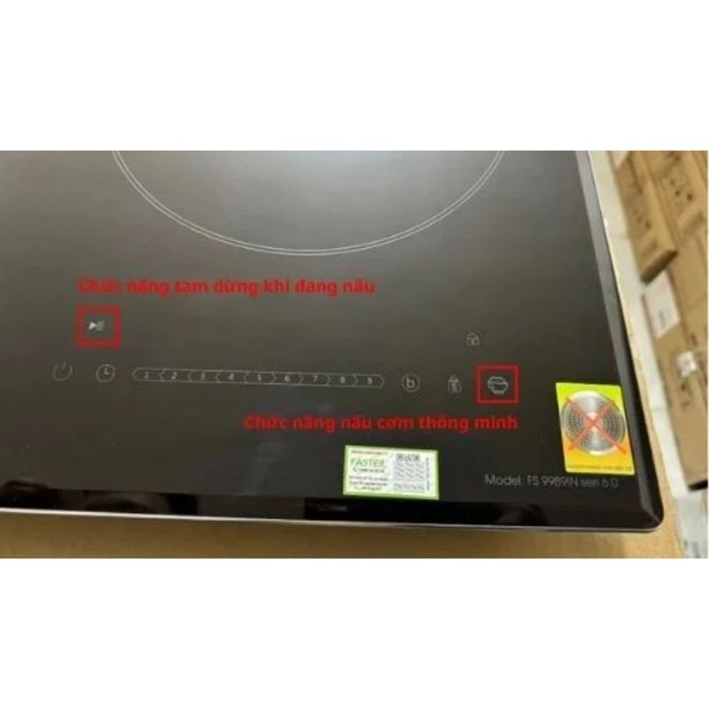 Bếp từ Faster FS 9989IN 6 Chức năng bếp từ Faster FS 9989IN