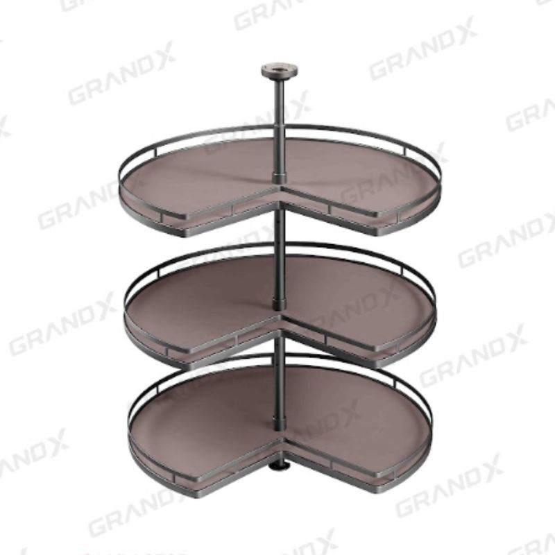 Kệ góc 270 độ 3 tầng GrandX XM.270B 3 Kệ góc 270 độ 3 tầng GrandX XM.270B