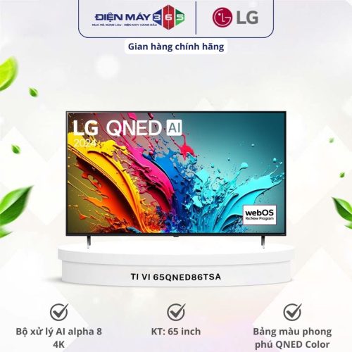 Tivi Smart QNED 4K 65 Inch LG 65QNED86TSA